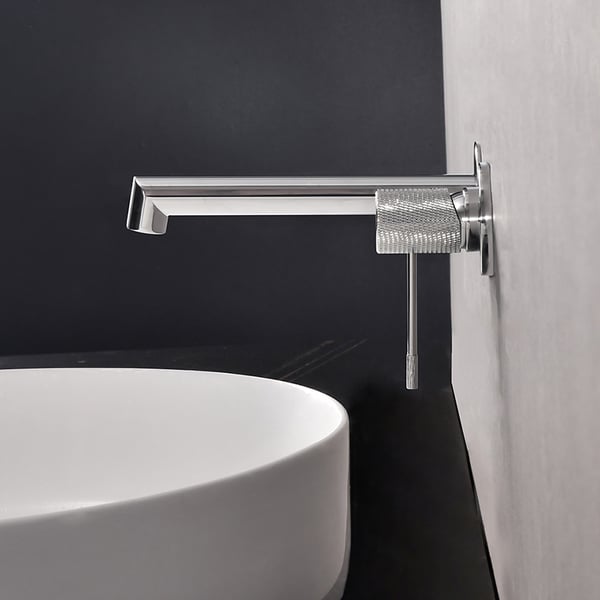 Μπαταρία Νιπτήρος Εντοιχισμού  Terra Chrome 2 οπών